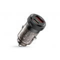 Automobilinis įkroviklis 12-24V USB + USB C 45W juodas Tech-Protect CC45W